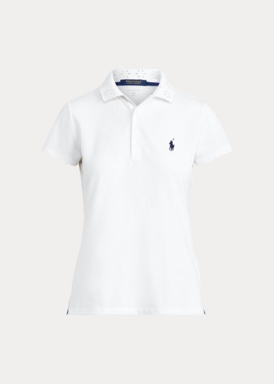 Camisa Polo Ralph Lauren Eyelet Golf Mulher 78396-YPAH